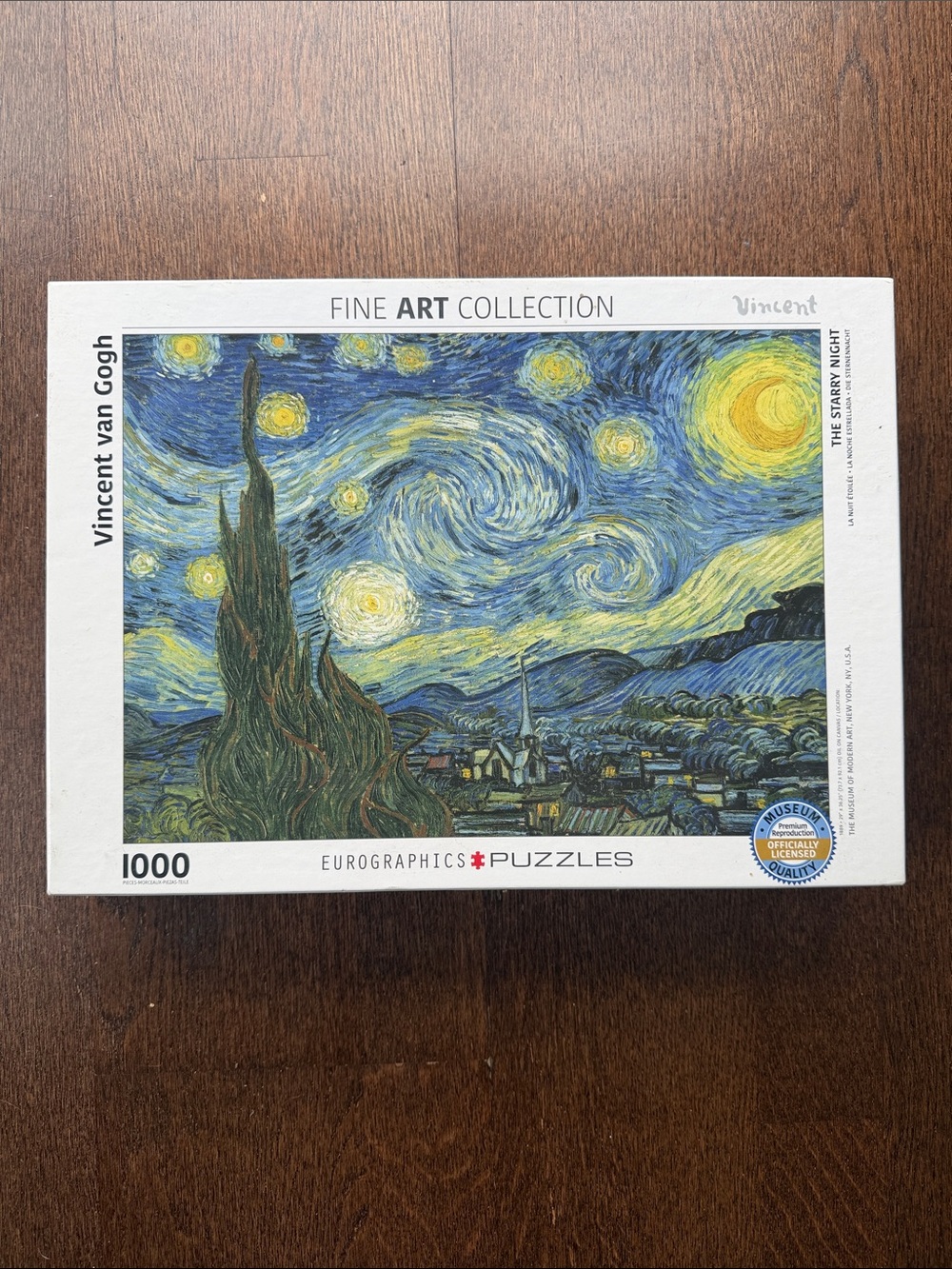 Fine Art Collection 'Starry Night' 1000-Piece Puzzle